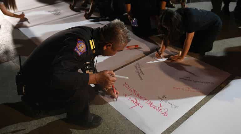 Thai city holds vigil for 29 victims of 'unprecedented' mass shooting Thai city holds vigil for 29 victims of 'unprecedented' mass shooting