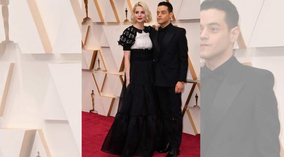 Lucy Boynton and Rami Malek