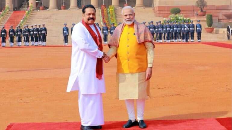 Sri Lanka prime minister Mahinda Rajapaksa's India visit stands out for his massive temple outreach Sri Lanka prime minister Mahinda Rajapaksa's India visit stands out for his massive temple outreach