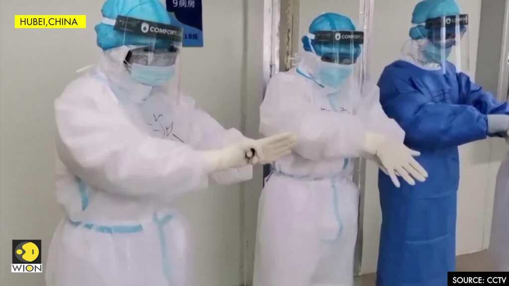 Newly built emergency hospital in orderly operation of treating novel coronavirus patients