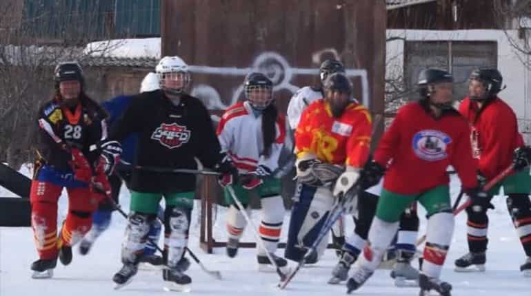 Kyrgyzstan's first all-women ice hockey team shatters gender stereotypes
