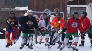Kyrgyzstan's first all-women ice hockey team shatters gender stereotypes