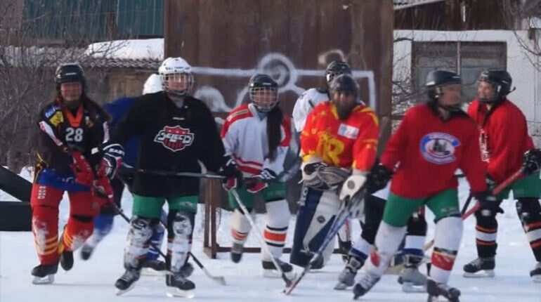 Kyrgyzstan's first all-women ice hockey team shatters gender stereotypes