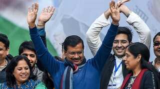 AAP's Kejriwal all set to swear-in as chief minister for the third time on Sunday