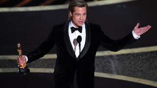 Brad Pitt reveals close friend David Fincher wrote punches in his Oscars speech