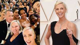 Charlize Theron's star-studded Oscar selfie reminds fans of Ellen Degeneres' record breaking selfie