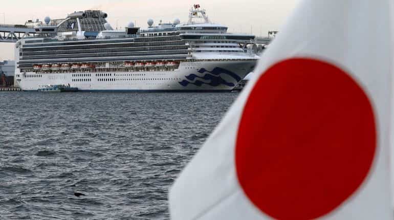 Japan allows elderly to leave cruise liner after 44 new cases confirmed Japan allows elderly to leave cruise liner after 44 new cases confirmed