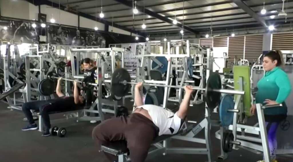 The Iraqi family of weightlifters