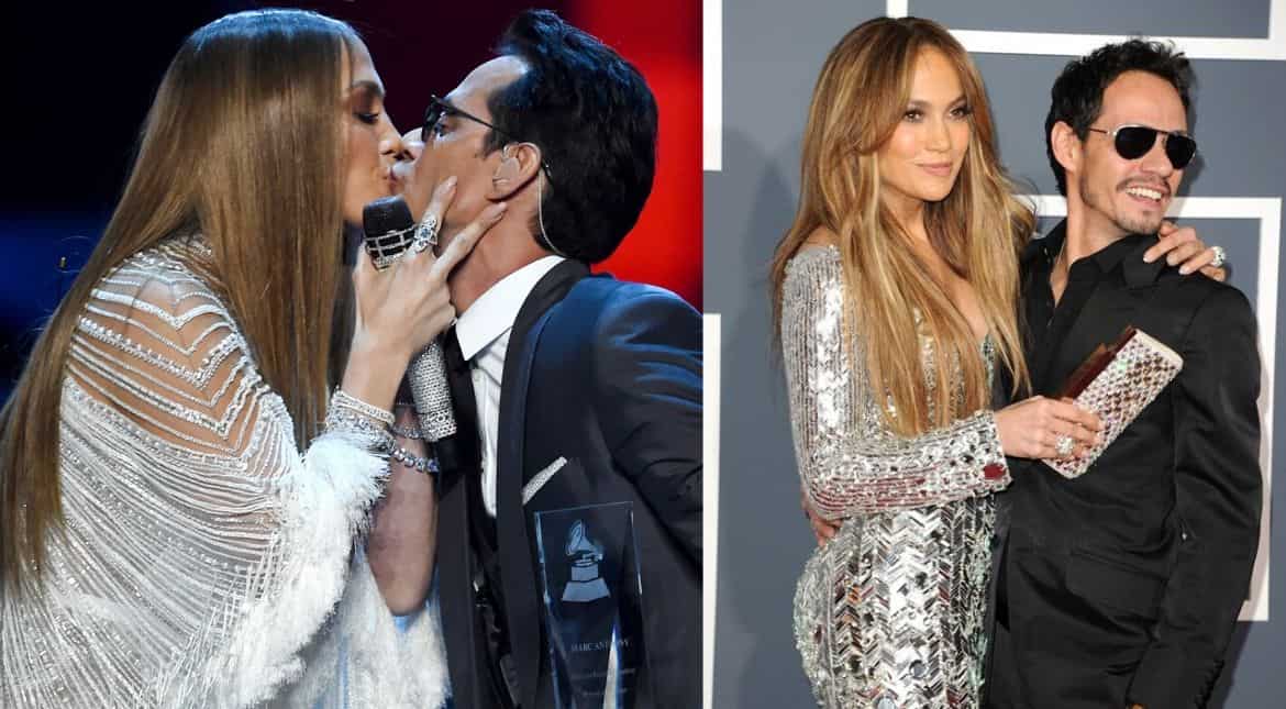 Marc Anthony and Jennifer Lopez