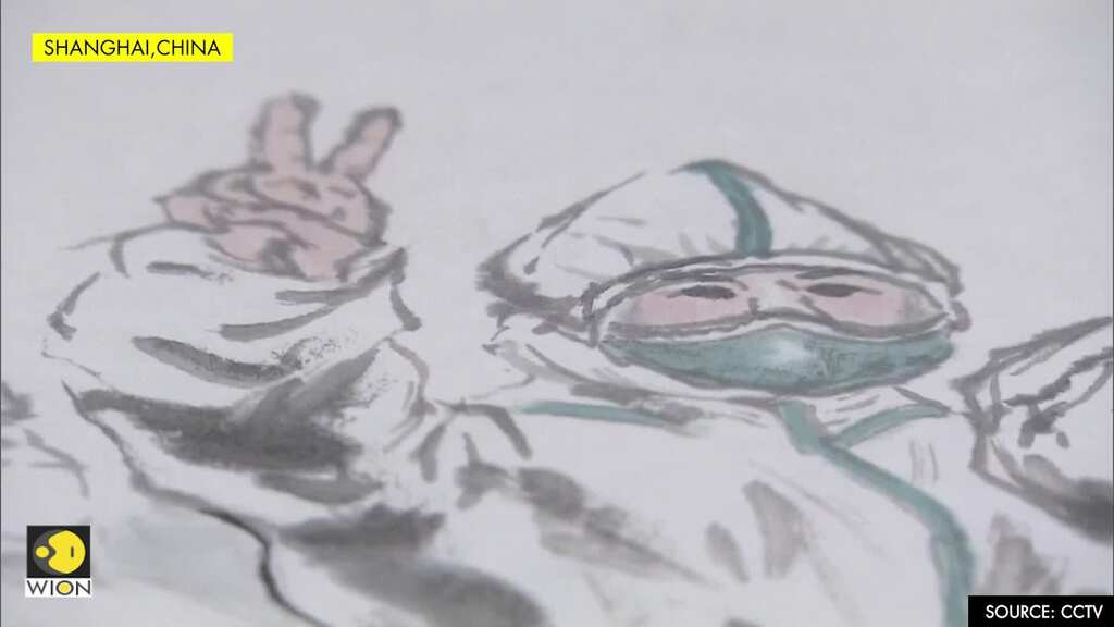 Traditional Chinese paintings depict battle against coronavirus