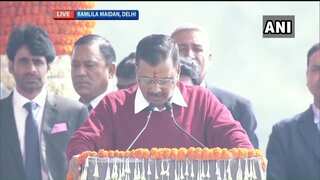 Arvind Kejriwal takes oath as Delhi CM for third term