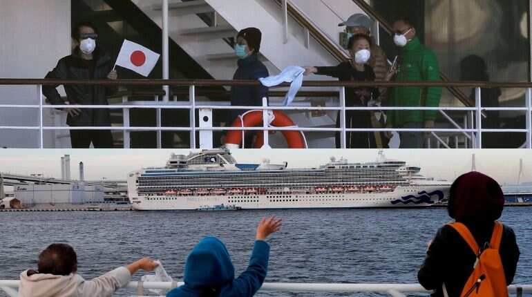 Two former passengers of Japan virus cruise ship die