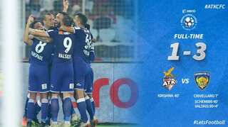 ISL: Chennaiyin FC crush ATK 3-1, keeps play-offs hope alive