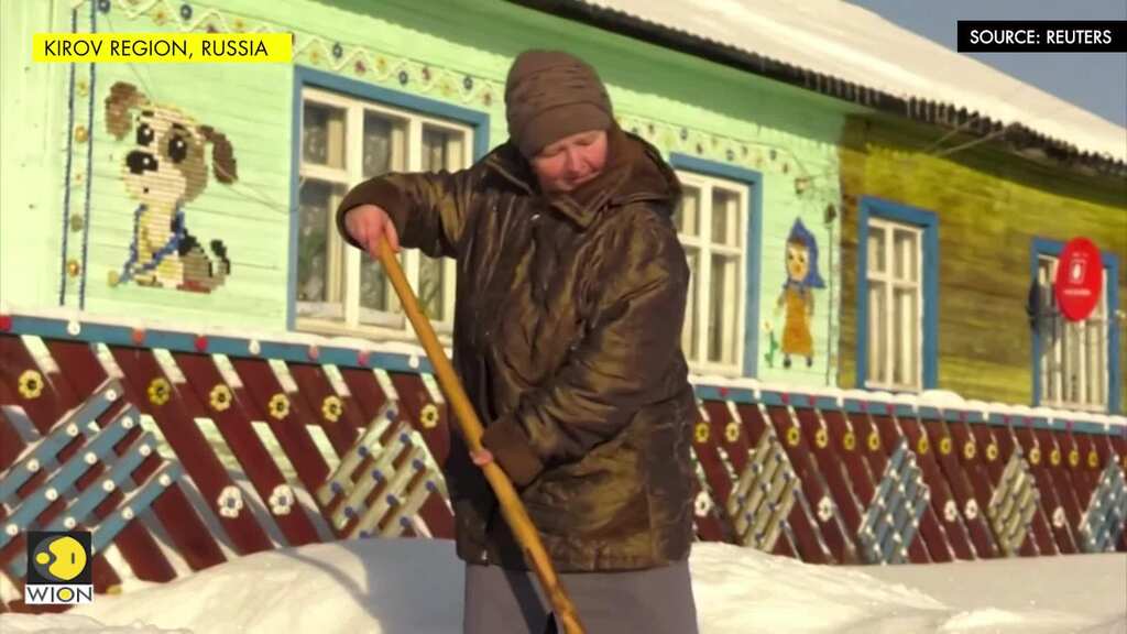 Russian granny turns tonnes of plastic bottle caps into art