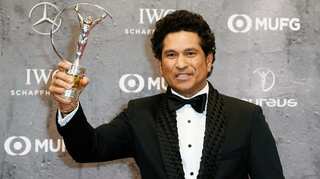 Sachin Tendulkar wins Laureus Award for Sporting Moment for his 2011 World Cup victory lap