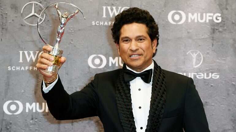 Sachin Tendulkar wins Laureus Award for Sporting Moment for his 2011 World Cup victory lap