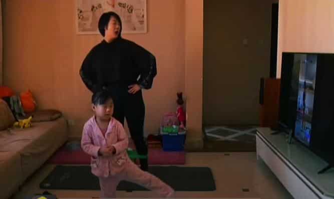 How Beijing stays fit amid Coronavirus with online fitness trend?