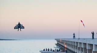 In Iron Man-style, 'Jetman' flies over Dubai during Expo 2020