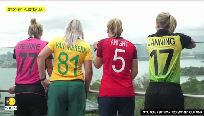 Captains pose with T20 World Cup trophy, Lanning predicts competitive tournament