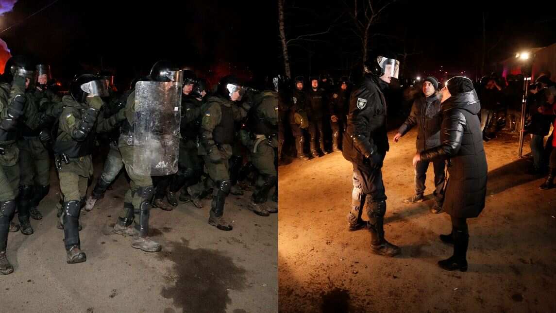 Protestors vs Police