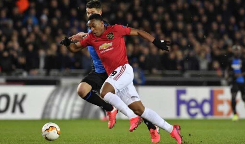 UEFA Europa League: Martial's goal helps Man Utd draw match against Club Brugge