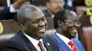 Now to end 'long suffering': South Sudan's former rebel leader sworn in as first vice president