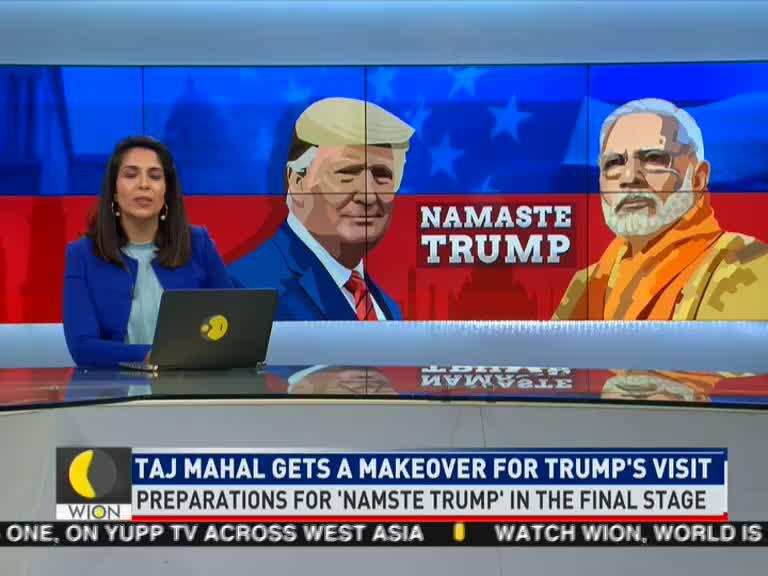 Taj Mahal gets a makeover for Trump's visit