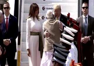 US President Trump arrives in India on a two-day visit