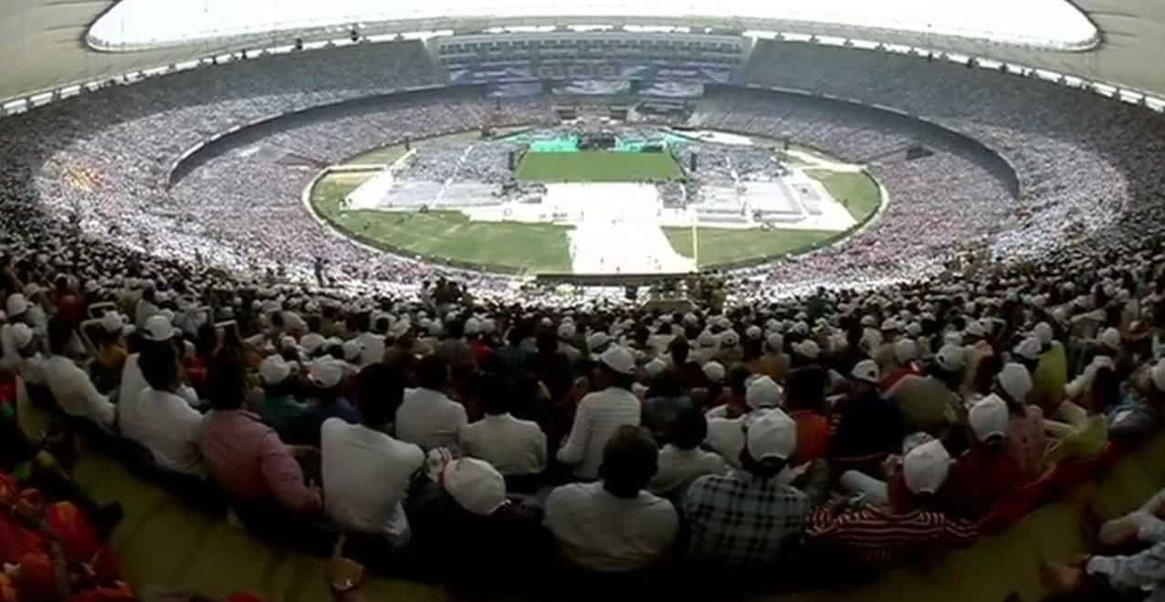 'Electric atmosphere', tweets PMO ahead of Motera stadium event 'Electric atmosphere', tweets PMO ahead of Motera stadium event