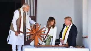 Trump, Modi wrap up Sabarmati Ashram visit 