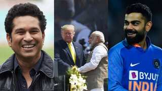 Donald Trump lauds Virat Kohli and Sachin Tendulkar as 'great cricketers'