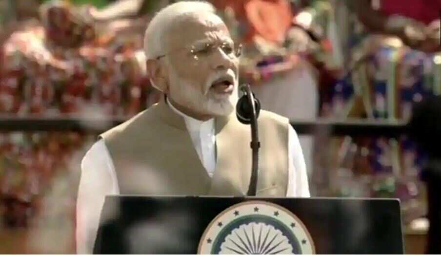 Trump-Modi bromance on full display at Motera stadium, Modi recalls 1st meet with Trump