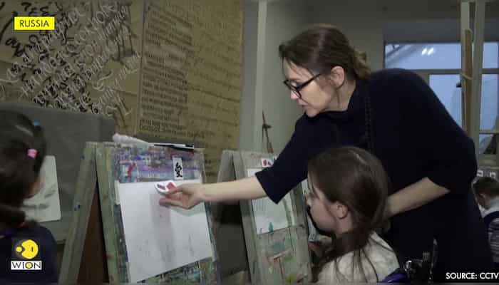 Russian children draw for Chinese doctors, patients in COVID-19 fight