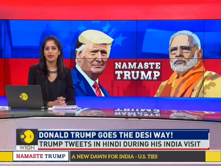 US Prez tweets 'Atithi Devo Bhava' to 'Hum Raaste Mai hai' in Hindi excites netizens