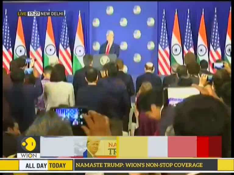 US President Addresses Media, Talks about Religious Freedom