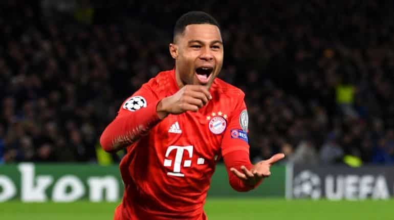 Bayern Munich suffer blow as Gnabry out with thigh muscle tear