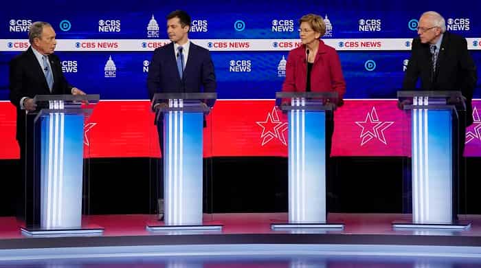 Rivals question front-runner Sanders' electability at rowdy South Carolina Democratic debate