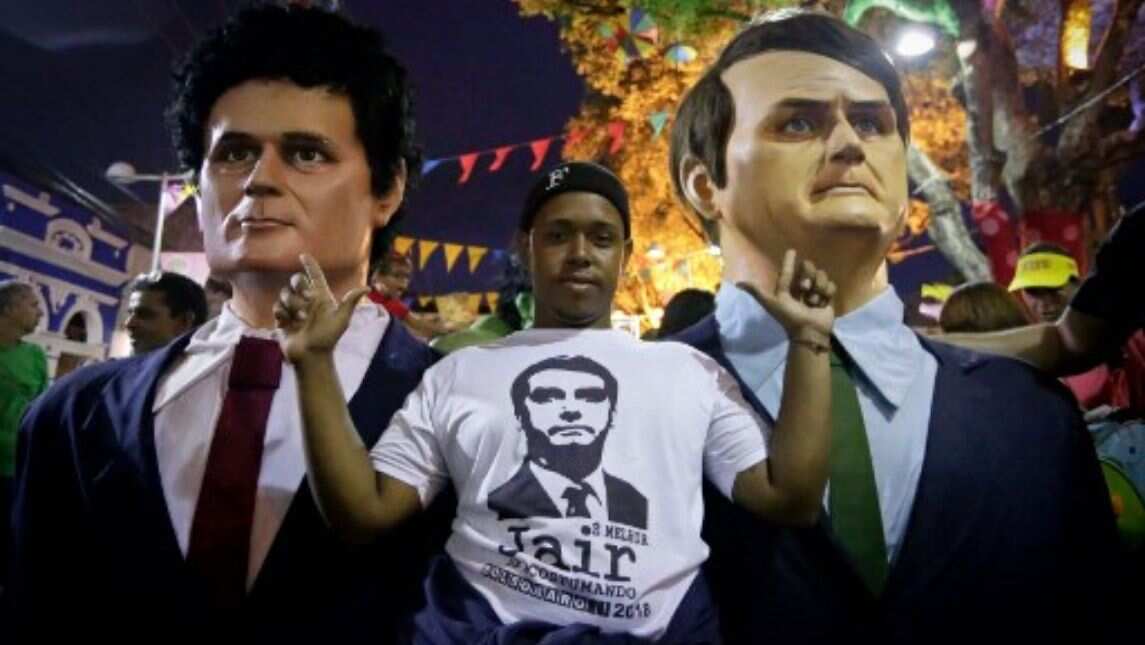 Jibe at Bolsonaro