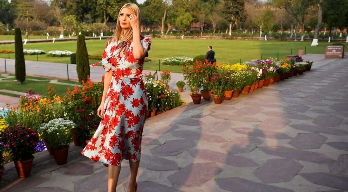 Ivanka's floral dress