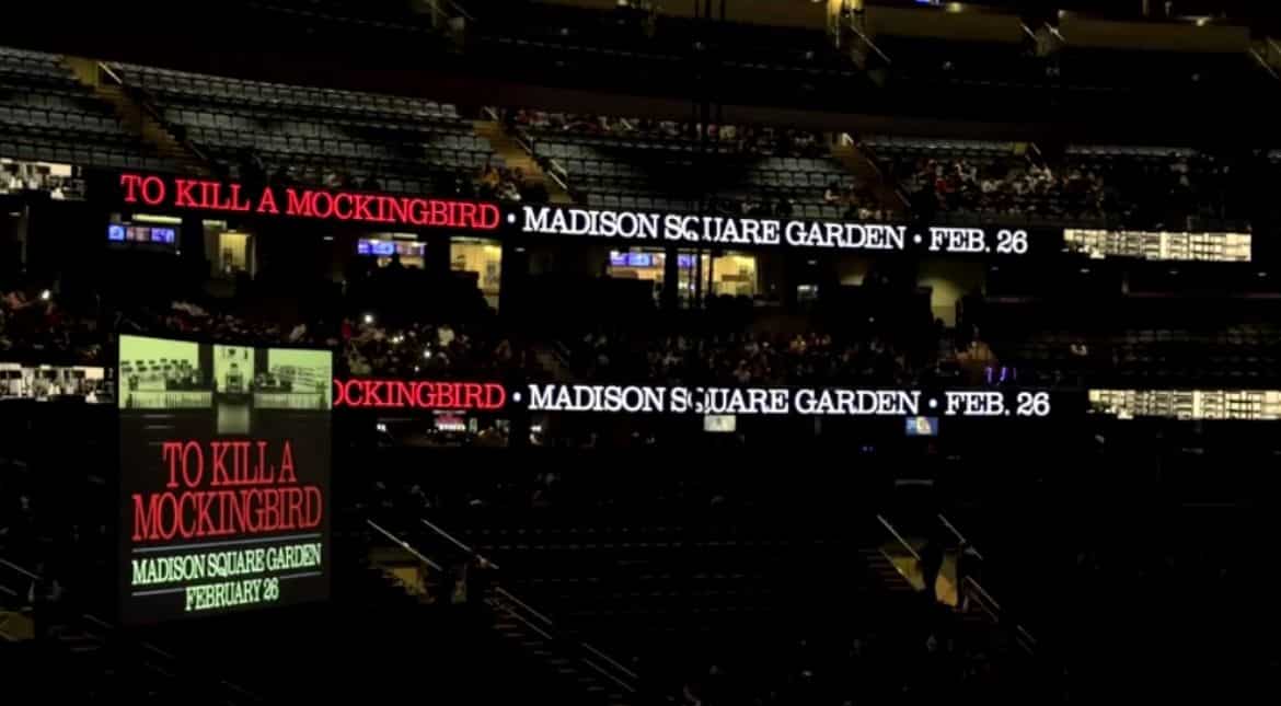 'To Kill A Mockingbird' becomes the first play performed inside Madison Square Garden