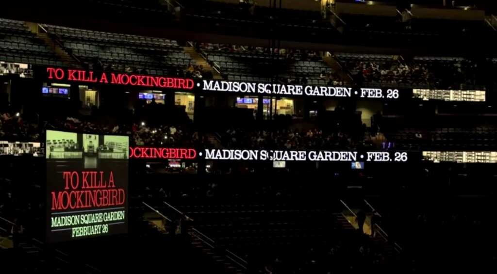 'To Kill A Mockingbird' becomes the first play performed inside Madison Square Garden