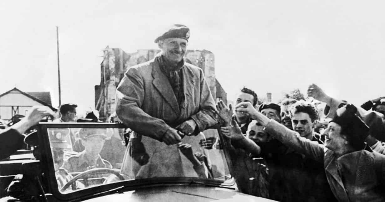 British Marshal Bernard Montgomery