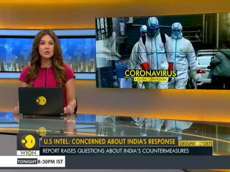 U.S. Intelligence raised concerns over India's ability against coronavirus