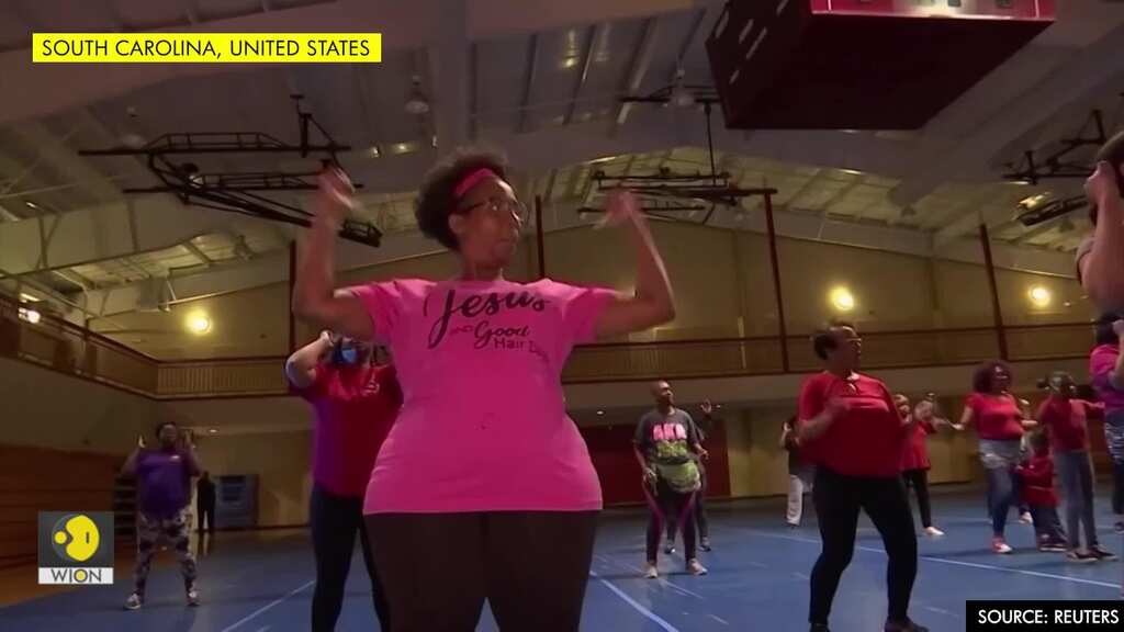 South Carolina voters break a sweat dancing ahead of critical primary