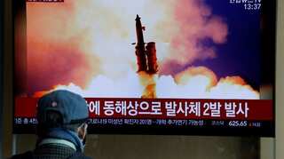 North Korea fires two 'ballistic missiles' into sea