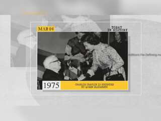 4 March in history: Charlie Chaplin knighted, rebellion at Castle Hill and more