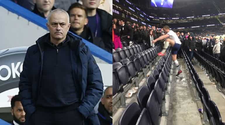Watch: Eric Dier's confrontation with fan during match, Mourinho defends it