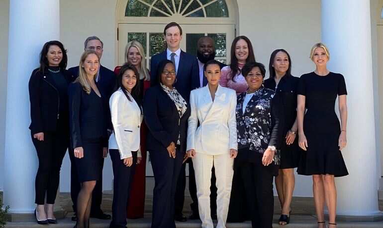 Kim Kardashian West makes another White House visit to talk criminal justice reform