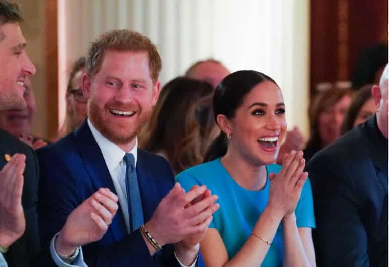 Prince Harry and wife Meghan attend award ceremony, begin farewell to royal events