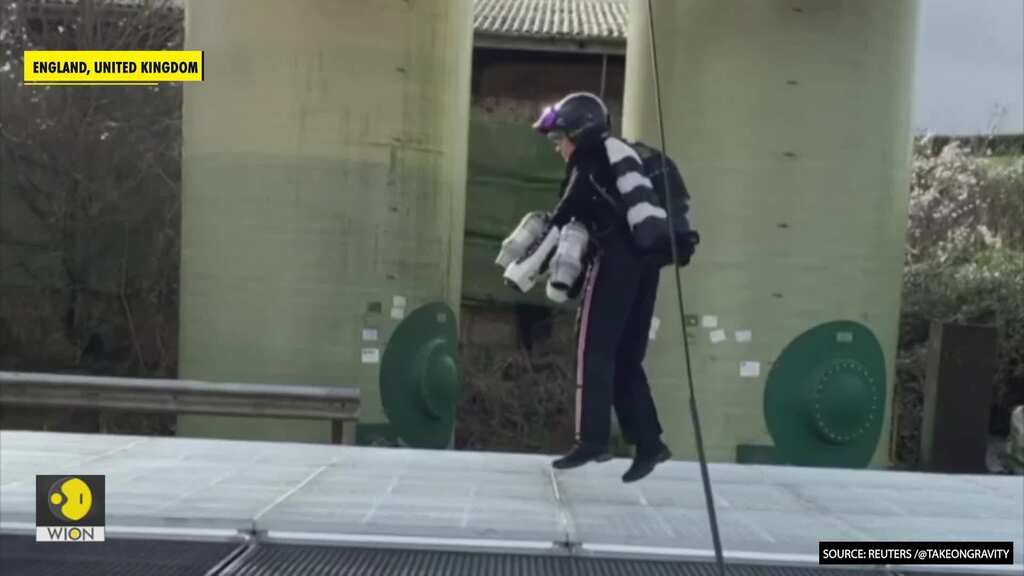 'World's first female jet suit pilot' hopes to inspire other women